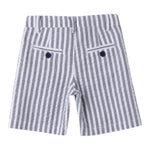 Sarabanda Bermuda Bicolore con Fantasia A Righe per Neonato 0B152N BIANCO/GRIGIO SARABANDA 