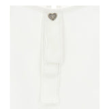 Monnalisa Camicia Mezza Manica Tinta Unita per Bambina 79E610X BIANCO MONNALISA 