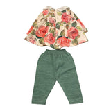 BARCELLINO completo 2pz camicia-leggins con fantasia fiori Bianco per Neonata 106203 BIANCO BARCELLINO 