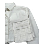 Dusty Color Camicia Manica Lunga Tinta Unita per Bambina DJWS5014CA PANNA DUSTY COLOR 