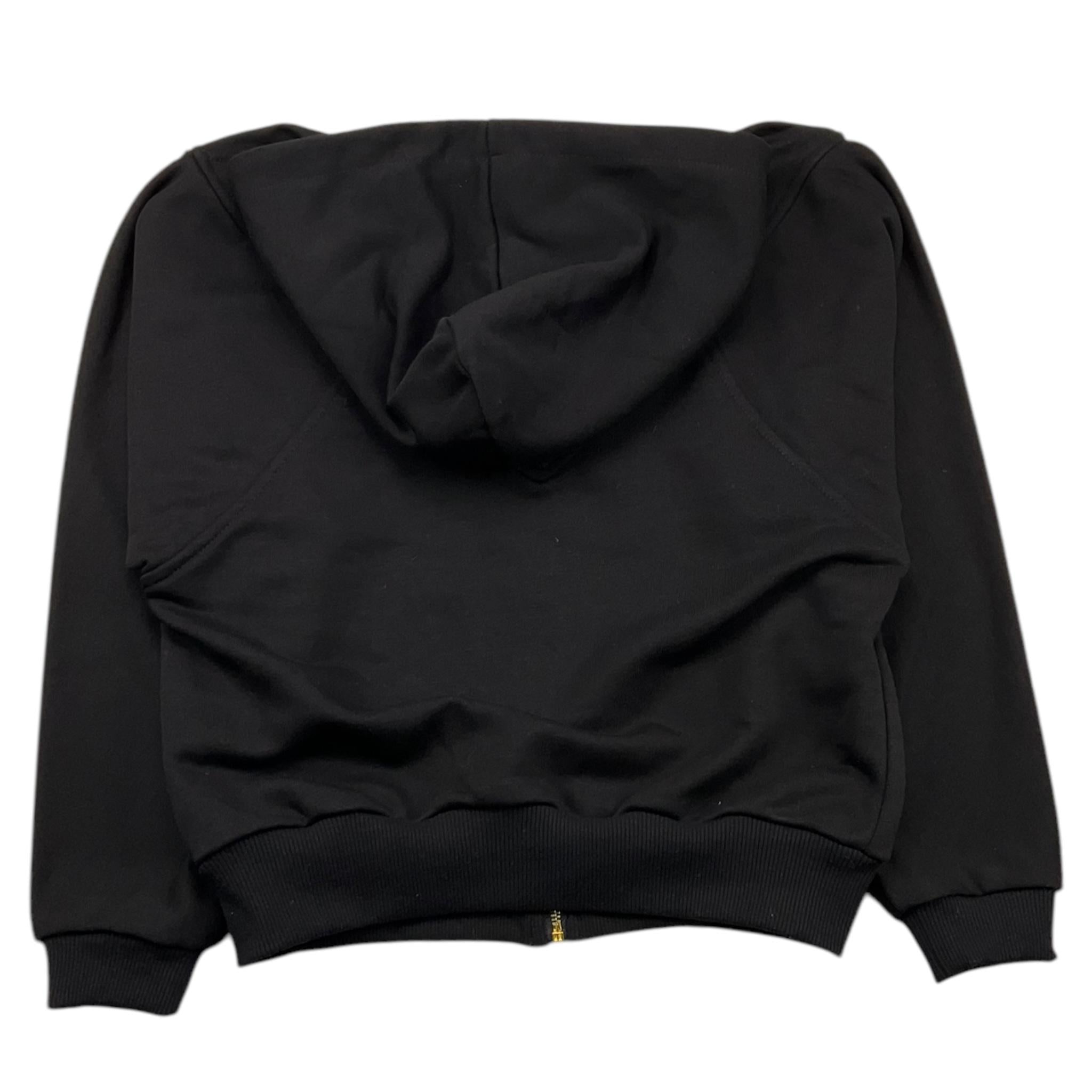 NAIDA felpa con zip e cappuccio tinta unita Nero per Bambina NAFE098 NERO NAIDA 