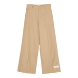Elisabetta Franchi Palazzo Hose Einfarbig Beige Für Mädchen