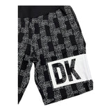 Dkny Bermuda einfarbig mit schwarzen Logo-Prints für Jungen