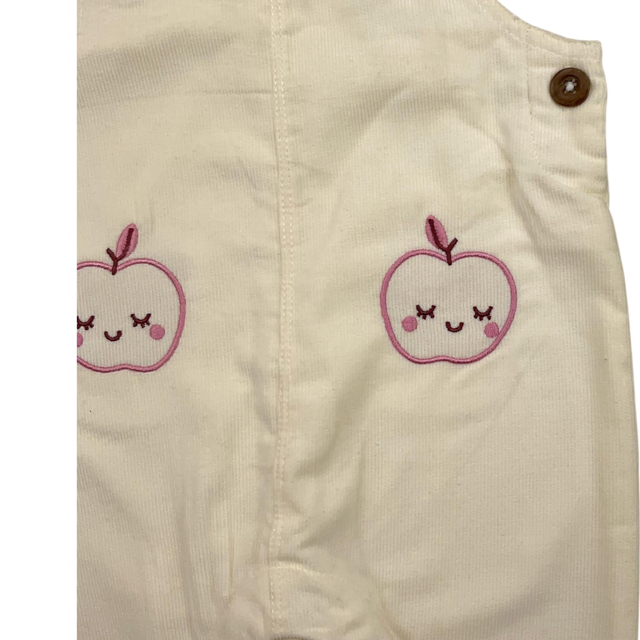 YATSI BABY salopette tinta unita in camoscio Panna per Neonata 242002388 PANNA YATSI BABY 