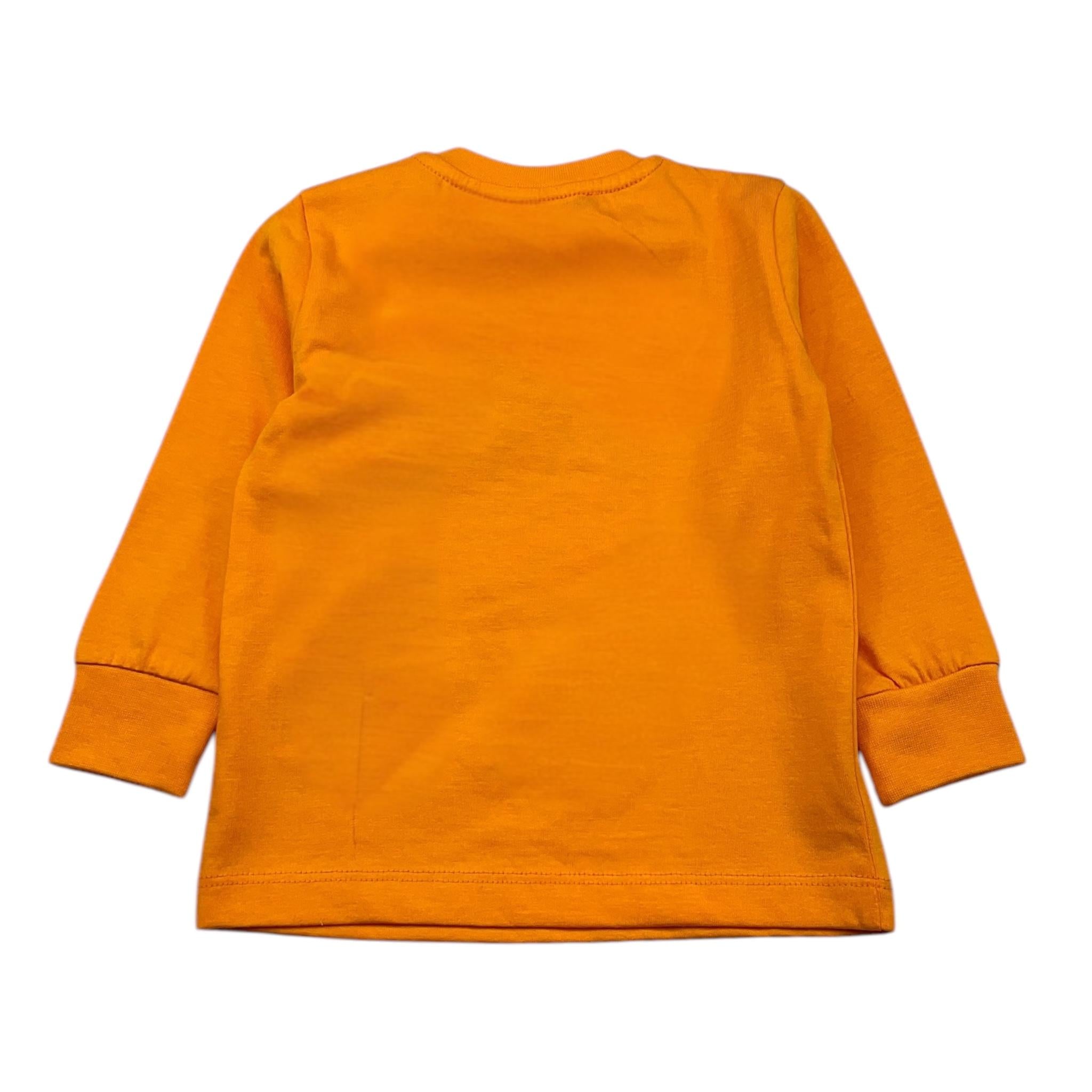 CESARE PACIOTTI shirt girocollo tinta unita con stampa Arancione per Neonato TSP5369B ARANCIONE CESARE PACIOTTI 
