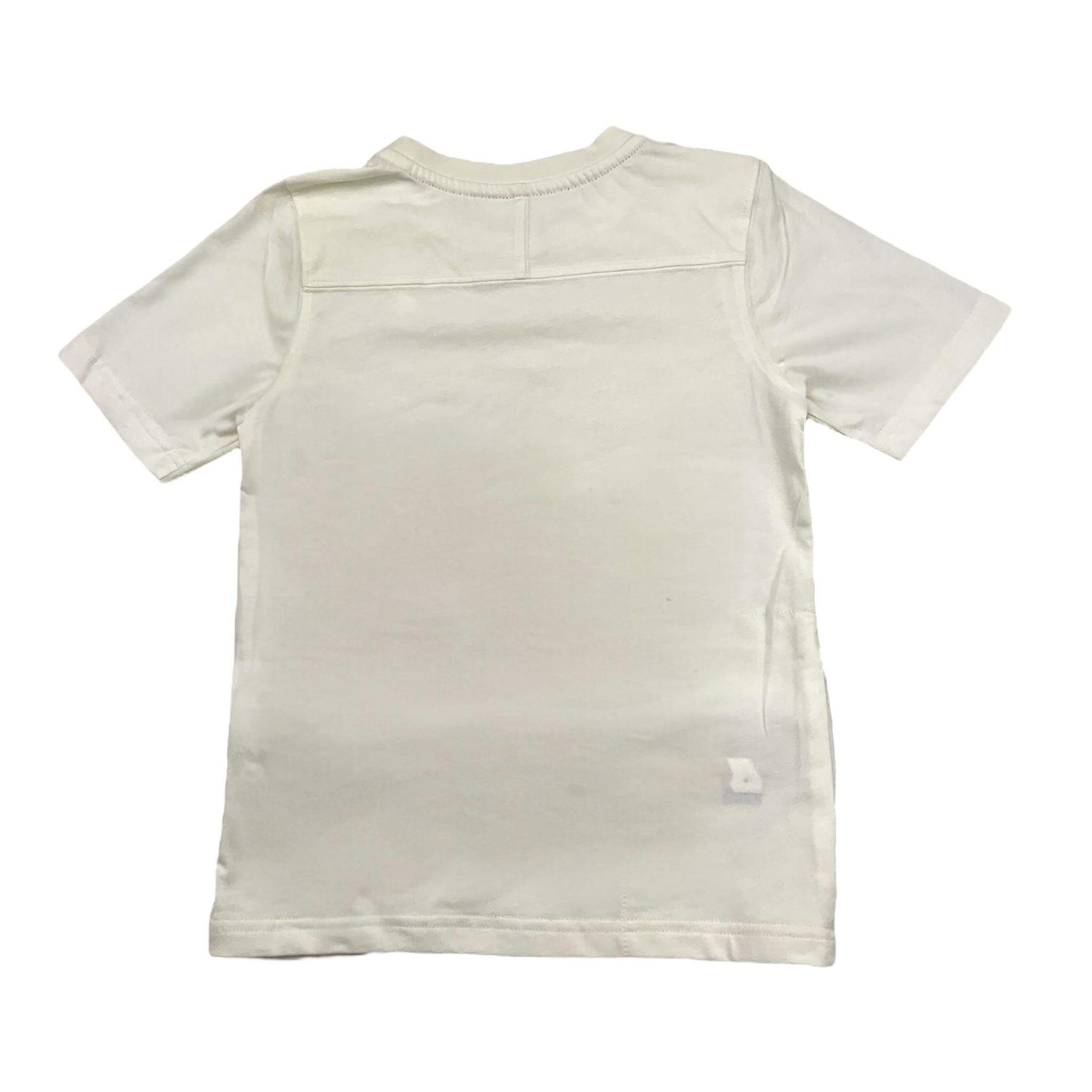 K-WAY t-shirt girocollo tinta unita con stampa Bianco per Bambino K7133YW BIANCO K-WAY 