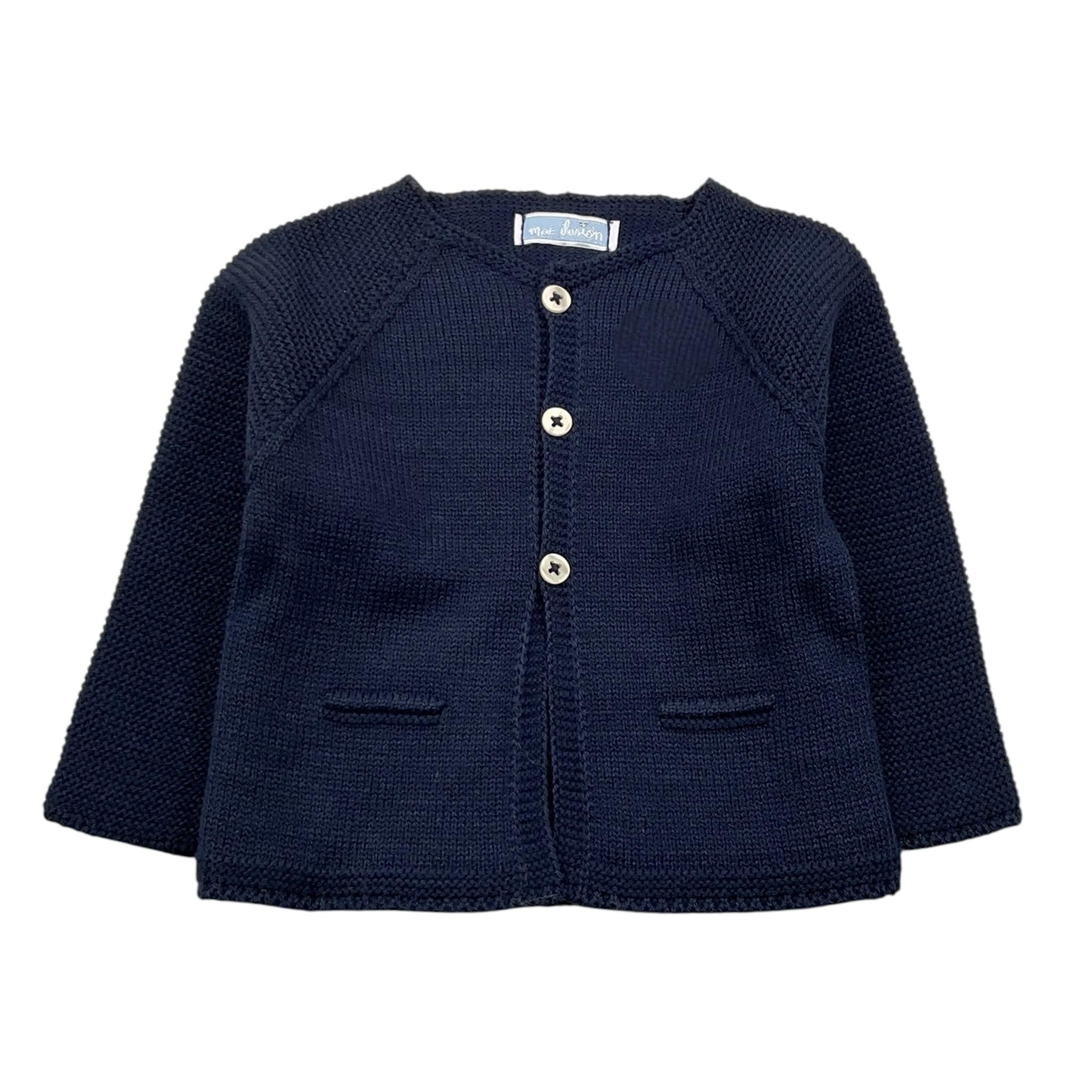 MAC ILUSIO'N cardigan tinta unita Blu per Neonato 94811 BLU MAC ILUSIO'N 