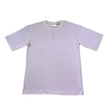 Juicy Couture T-Shirt Girocollo Tinta Unita con Stampa per Bambina JBX6510 LILLA JUICY COUTURE 