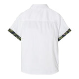 Name It Camicia tinta unita Mezza Manica con Stampa Bianco per Bambino 13174797 BIANCO NAME IT 