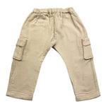 PETIT INDI pantalone tint unita con elastico in vita Panna per Neonato AW24BK8705 PANNA PETIT INDI 