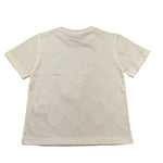 Miss Blumarine T-Shirt Girocollo Tinta Unita con Brillantini per Bambina BGTS002 BIANCO MISS BLUMARINE 
