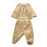 NANAN completo 2pz maglia-ghettina tinta unita Beige per Neonato I2405001BE BEIGE NANAN 