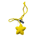 Saint Barth Portachiavi In Paglia con Stella per Bambina 00739L GIALLO SAINT BARTH 