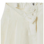 Il Gufo Gonna Tinta Unita con Girovita Regolabile per Bambina P25GN230J0044 PANNA IL GUFO 