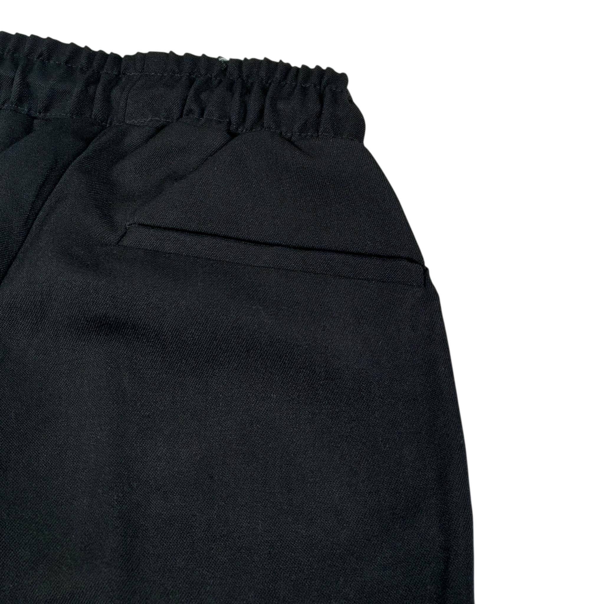 Make Pantalone Tuta tinta unita Nero per Bambino MK205 NERO MAKE 