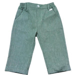 Le Bebe' Pantalone Tinta Unita con Elastico In Vita per Neonato LBB5341 VERDE LE BEBE' 