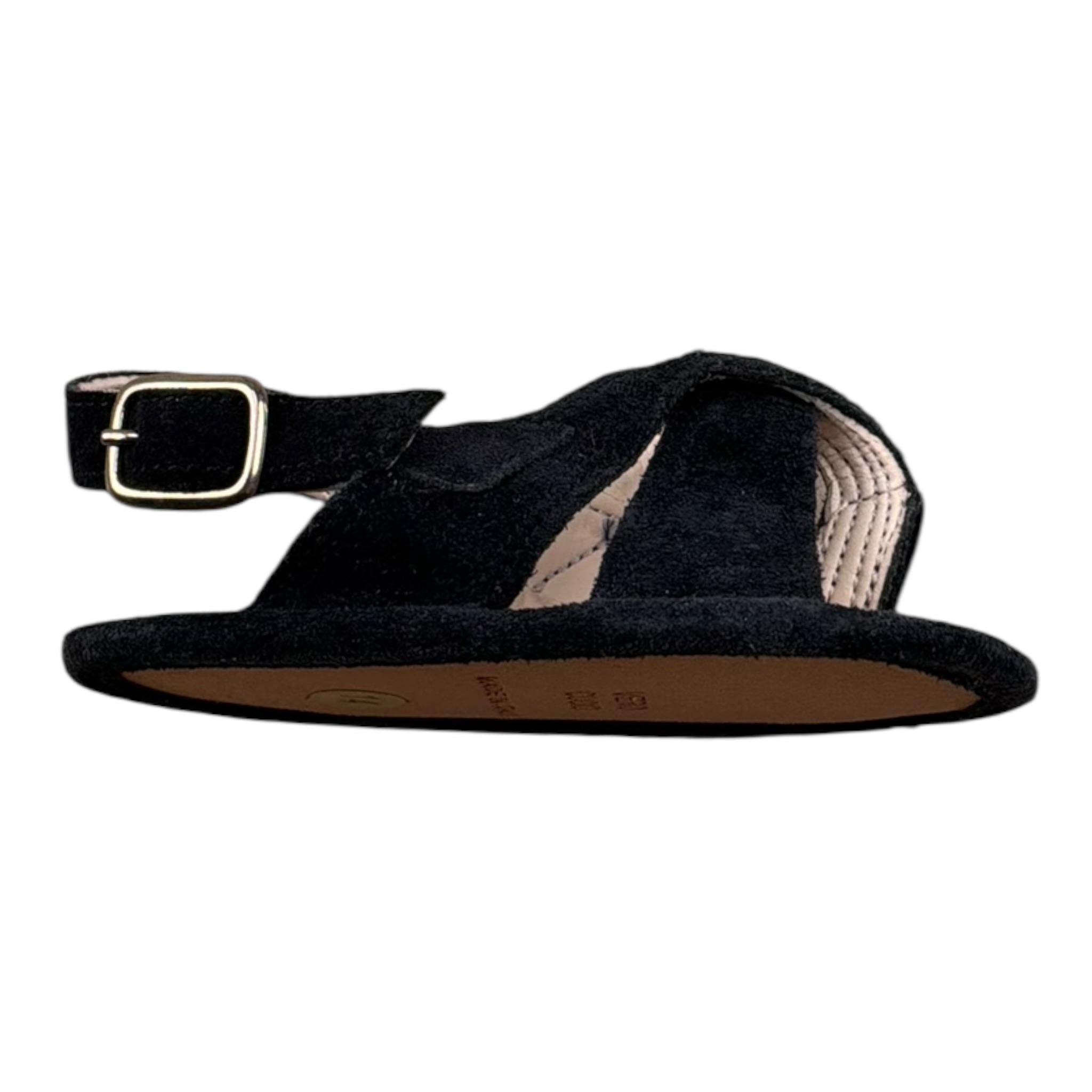 Baby Chick Sandali Tinta Unita con Fibia per Neonato BRMR BLU BABY CHICK 