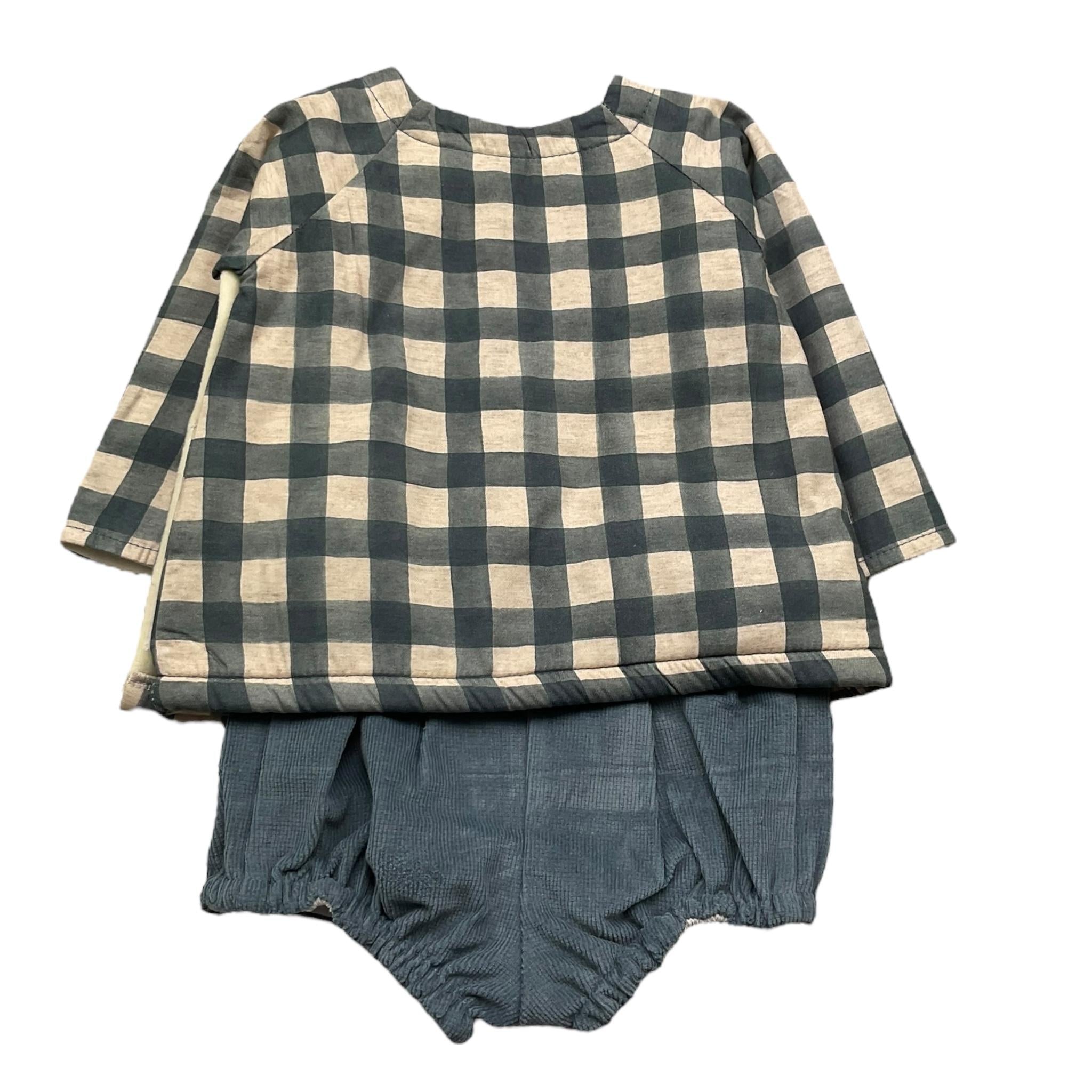 VALENTINA BEBES completo 2 pezzi felpa-culotte Blu per Neonato MAR69 BLU VALENTINA BEBES 