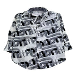 Cesare Paciotti Camicia Manica Lunga Stampa Fantasia per Neonato CMP5151BX BIANCO CESARE PACIOTTI 