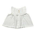 Babyvip Camicia Tinta Unita Giromanica per Neonata T1355 BIANCO BABYVIP 