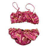 F**K Costume 2 Pezzi Tinta Unita Fascia-Slip per Bambina FK2193299 FUXIA F**K 