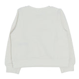 LIU JO felpa chiusa girocollo tinta unita con stampa logo Panna per Bambina KF4060 PANNA LIU JO 