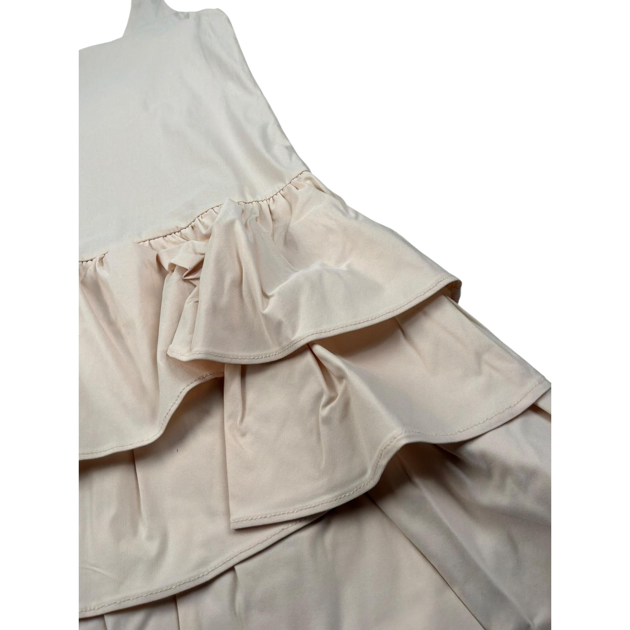 Lu Lu By Miss Grant Abito tinta unita Beige per Bambina LL3689 BEIGE LU LU BY MISS GRANT 