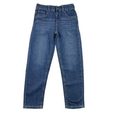 Name.It Blaue Jeans mit verstellbarer Taille und einfarbiger Passform für Jungen