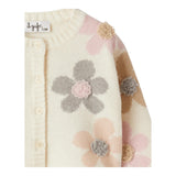 IL GUFO maglia girocollo tinta unita con ricami Panna per Bambina A24GF2438EM220 PANNA IL GUFO 