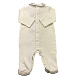 LE BEBE' tutina manica lunga tinta unita con orsi Panna per Neonata LBG5972 PANNA LE BEBE' 