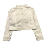 Please Schlichte Jacke mit Rüschen Creme für Mädchen