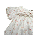 Wedoble Abito Mezza Manica Tinta Unita Stampa Floreale per Neonata V2502704AN BIANCO WEDOBLE 