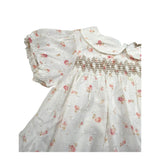 Wedoble Abito Mezza Manica Tinta Unita Stampa Floreale per Neonata V2502704AN BIANCO WEDOBLE 