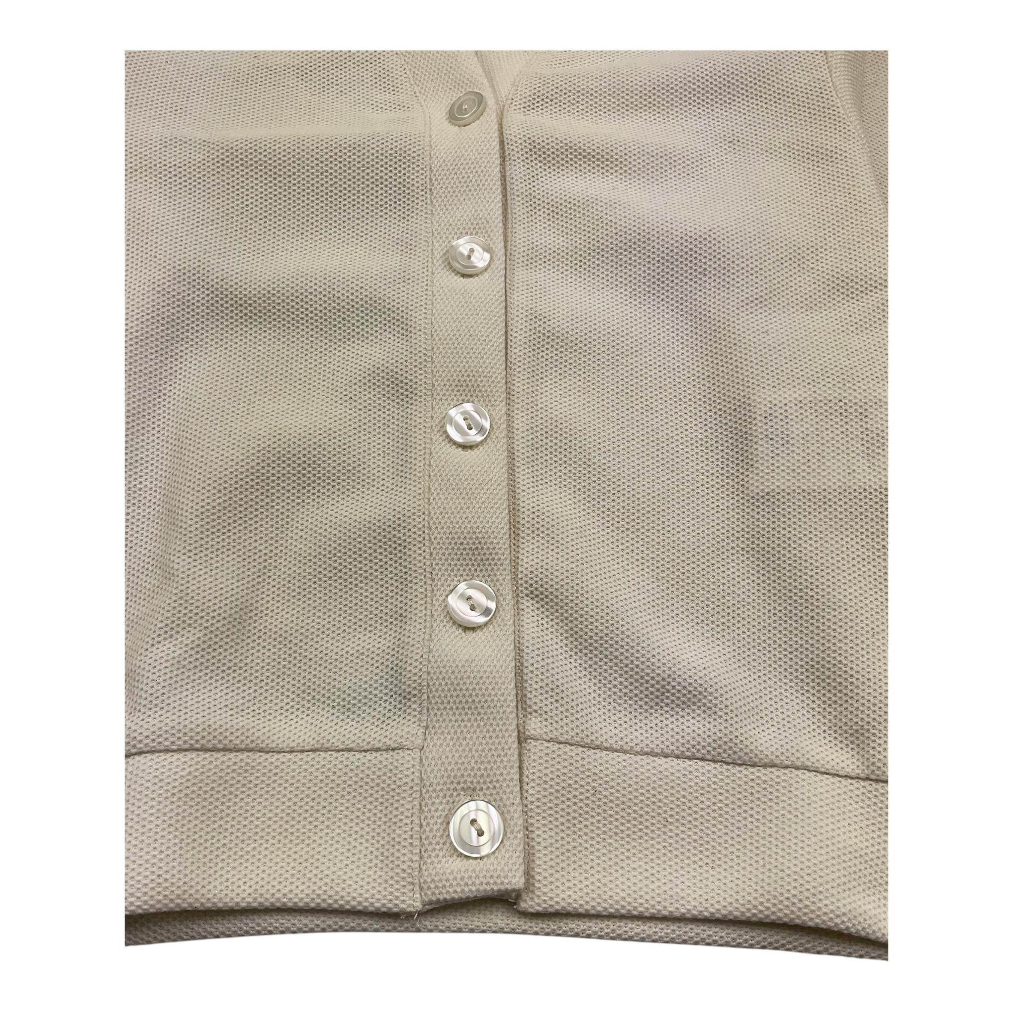 M+E' Cardigan Tinta Unita Scollo A V per Bambino UEM0574 PANNA M+E' 