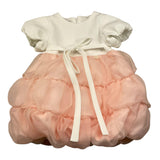 LE BEBE' abito mezza manica bicolore Bianco/rosa per Neonata LBG6171 BIANCO/ROSA LE BEBE' 