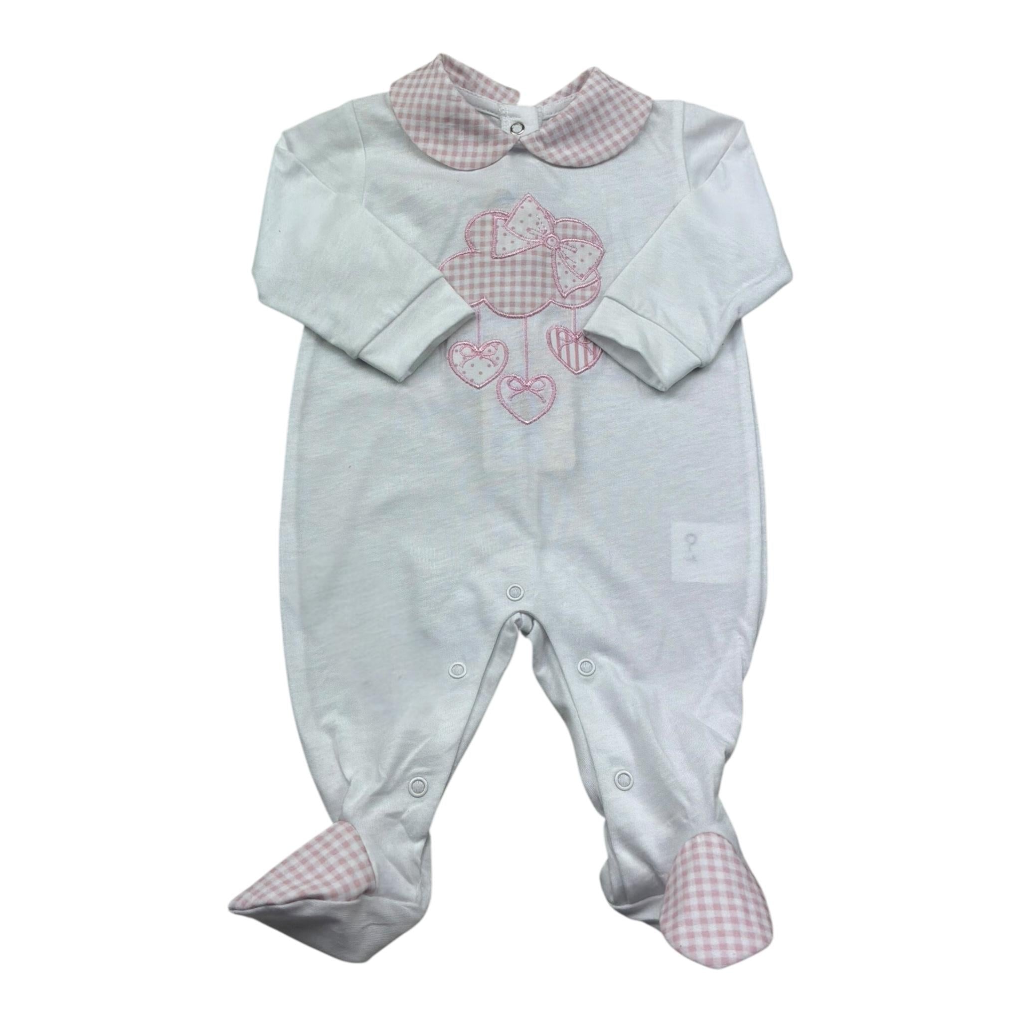 Isabel & Martinez Tutina Manica Lunga Tinta Unita con Stampa per Neonata IMG BIANCO ISABEL & MARTINEZ 