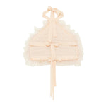 Patrizia Pepe Top Tinta Unita con Balze In Tulle per Bambina 7F0021 ROSA PATRIZIA PEPE 