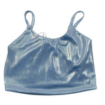 Lu Lu By Miss Grant Top tinta unita con Bretelle Azzurro per Bambina LL2474 AZZURRO LU LU BY MISS GRANT 