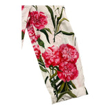 Dolce &amp; Gabbana Titna Unihose mit weißem Blumenmuster für Mädchen