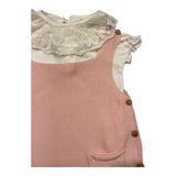 Wedoble 2-teiliges Set Bodysuit-Rosa Strampler für Baby Mädchen