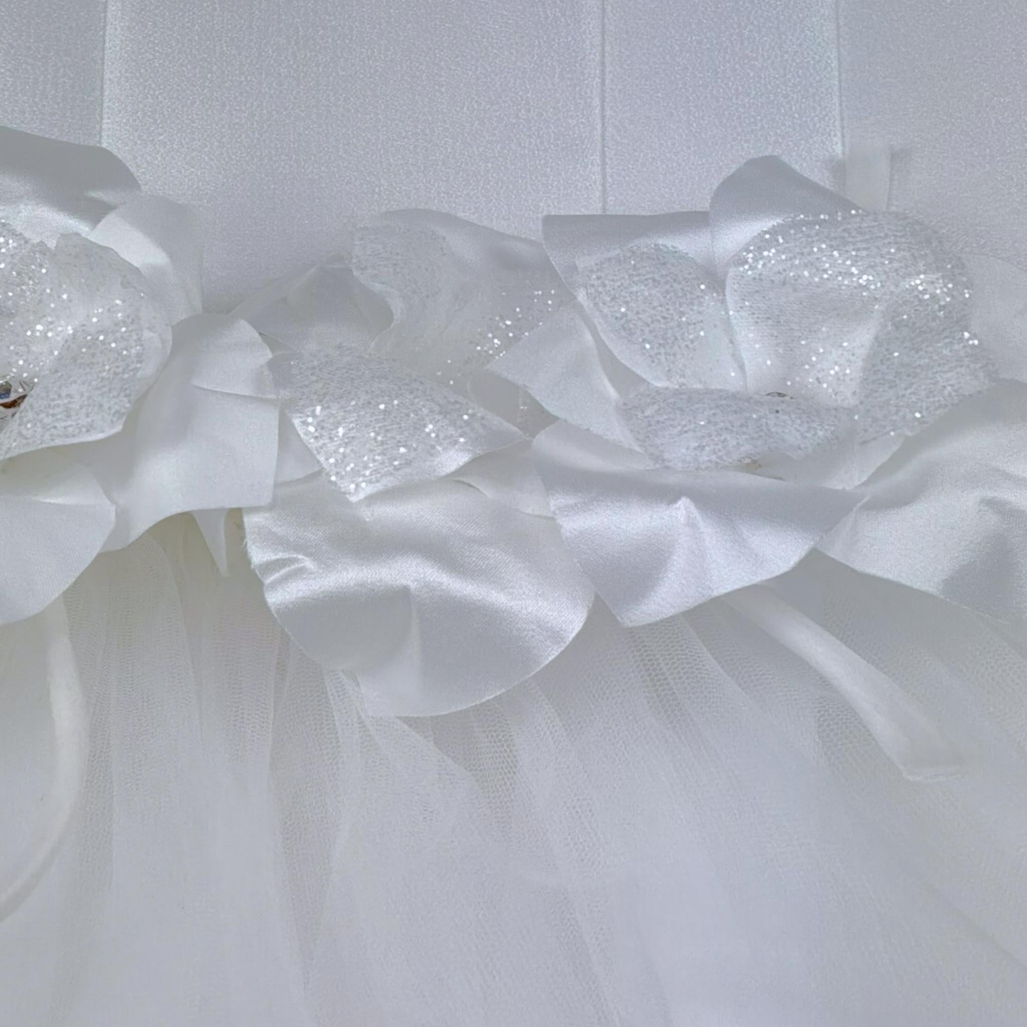 Modi Collezione Abito Cerimonia Rinta Unita per Bambina J3804 BIANCO MODI COLLEZIONE 