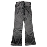 SARABANDA pantalone in ecopelle tinta unita modello zampa Nero per Bambina A243 NERO SARABANDA 