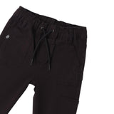 Sarabanda Pantalone tinta unita con Elastico In Vita Nero per Neonato 0B031 NERO SARABANDA 