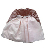 MARLU' abito cerimonia tinta unita con tulle Rosa per Neonata IH818LML ROSA MARLU' 