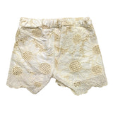Dou Dou Kurze, einfarbige Hose mit Tafori-Creme für Neugeborene