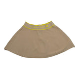 Elisabetta Franchi Gonna Tinta Unita con Stampa Logo per Bambina EFGO153 BEIGE ELISABETTA FRANCHI 