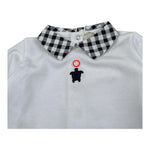Lalalu' Completo 2 Pezzi Shirt-Ghettina per Neonato CJL3C BIANCO/BLU LALALU' 