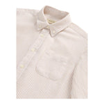 Woolrich Camicia Tinta Unita con Fantasia A Righe per Bambino CFWKSI0068 BEIGE WOOLRICH 