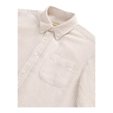 Woolrich Camicia Tinta Unita con Fantasia A Righe per Bambino CFWKSI0068 BEIGE WOOLRICH 