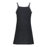 Trägerloses Kleid mit Calvin Klein-Logo in Schwarz für Mädchen